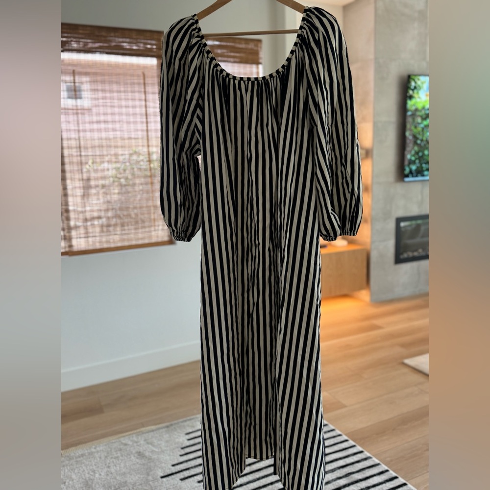 Mikoh Monochrome Long Sleeve Dress